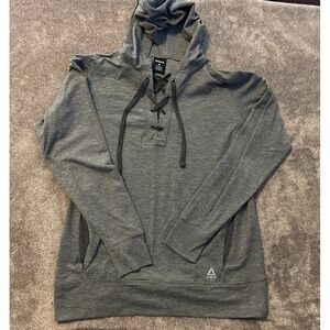 Women's Reebok Hoodie‎ Sz Medium Gray
